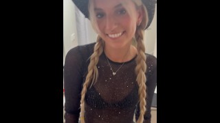 College Girl Couldn't Get Into The Bar, So She Sucked My Dick Instead!!