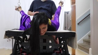 Viva Athena “Batgirl Solo 1-2” Older Man Doggystyle Cowgirl Blowjobs Deepthroat Oral